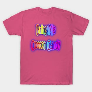 Bring Me Cotton Candy Neon Retro Rainbow T-Shirt